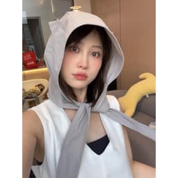 Mũ Trùm Phối Tai Mèo Chống Nắng Mưa Có Thể Làm Túi Đeo Chéo GIA DỤNG VĨNH NGÂN 7