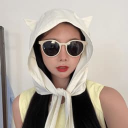 Mũ Trùm Phối Tai Mèo Chống Nắng Mưa Có Thể Làm Túi Đeo Chéo GIA DỤNG VĨNH NGÂN 8