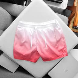 Quần short đi biển bigsize 100kg chất dù mỏng nhẹ lót lưới , Quần đùi đi biển unisex - 3bros 6