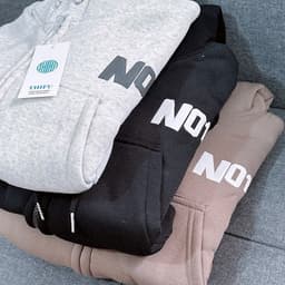 Áo Khoác Hoodie Zip Croptop Nỉ Đen In Chữ No1 Form Rộng – Phong Cách Streetwear Nữ 7