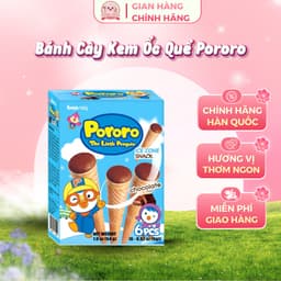 Bánh Kem Ốc Quế Pororo 54g Cho Bé Từ 1 Tuổi Nhập Khẩu Hàn Quốc 1