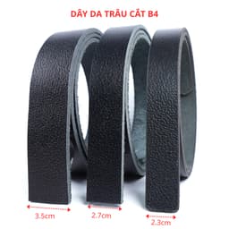 Thắt lưng nam da trâu nguyên miếng XDL, dây lưng nam chất liệu da thật đủ 3 màu B4 B1 2