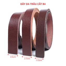 Thắt lưng nam da trâu nguyên miếng XDL, dây lưng nam chất liệu da thật đủ 3 màu B4 B1 3