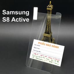 [KHÔNG FULL] Kính CL Samsung S8 Active Cường Lực 2.5D-9H-0.26mm 2