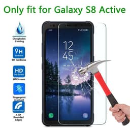 [KHÔNG FULL] Kính CL Samsung S8 Active Cường Lực 2.5D-9H-0.26mm 6