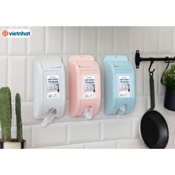 Hộp Treo Tường Đựng Túi Nilon Việt Nhật 2755, Hộp Nhựa Bảo Quản Túi Có Nắp Bật Tiện Dụng - DOMUS 5
