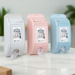 Hộp Treo Tường Đựng Túi Nilon Việt Nhật 2755, Hộp Nhựa Bảo Quản Túi Có Nắp Bật Tiện Dụng - DOMUS 6