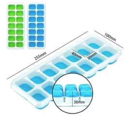 Combo 2/4 Khay đá Silicon 14 viên có nắp đậy, an toàn sạch sẽ, ngăn mùi tủ lạnh hiệu quả 6