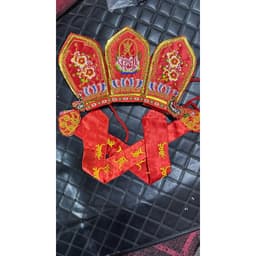 Freeship mũ thất phật, mũ liên hoa. (có video)  mũ đường tăng, mũ pháp sư hàng thêu 3d cao cấp cực đẹp 7