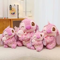 Gấu Bông Stitch Hồng Ôm Quái Vật Scrump - Lông Xoắn Siêu Mềm Màu Hoa Hồng Hot Hit 2026 Nhà MIU GẤU XINH 7