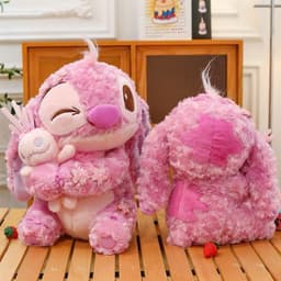 Gấu Bông Stitch Hồng Ôm Quái Vật Scrump - Lông Xoắn Siêu Mềm Màu Hoa Hồng Hot Hit 2026 Nhà MIU GẤU XINH 6