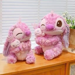 Gấu Bông Stitch Hồng Ôm Quái Vật Scrump - Lông Xoắn Siêu Mềm Màu Hoa Hồng Hot Hit 2026 Nhà MIU GẤU XINH 9