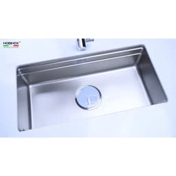CHẬU RỬA BÁT 1 HỐ NOBINOX LIRA NJ566D | Kích thước 860X445 | Hàng chính hãng 3