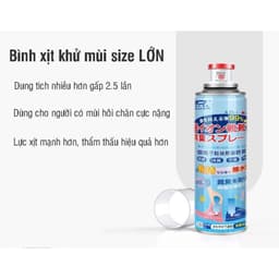Chai Xịt Thơm Khử Mùi Giày Dép Nano Bạc Diệt Khuẩn Khử Mùi Hôi Tất Vớ Lưu Hương Lâu Dung Tích 260ml 4