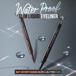 Bút kẻ mắt Arumcolor Waterproof Slim Liquid Eyeliner Đầu Mảnh Lâu Trôi Kháng Nước 0.6g 2