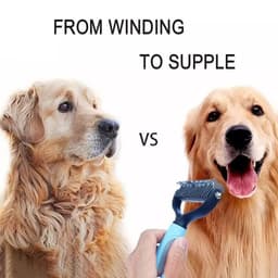Bàn chải tẩy lông thú cưng 2 mặt, làm sạch lông nhanh chóng, gỡ rối nhẹ nhàng, mang lại thoải mái cho boss mỗi ngày. 5