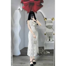 Đầm body ren Xukadress, váy ren dáng dài quyến rũ, gợi cảm cho nữ đi tiệc đi chơi 5