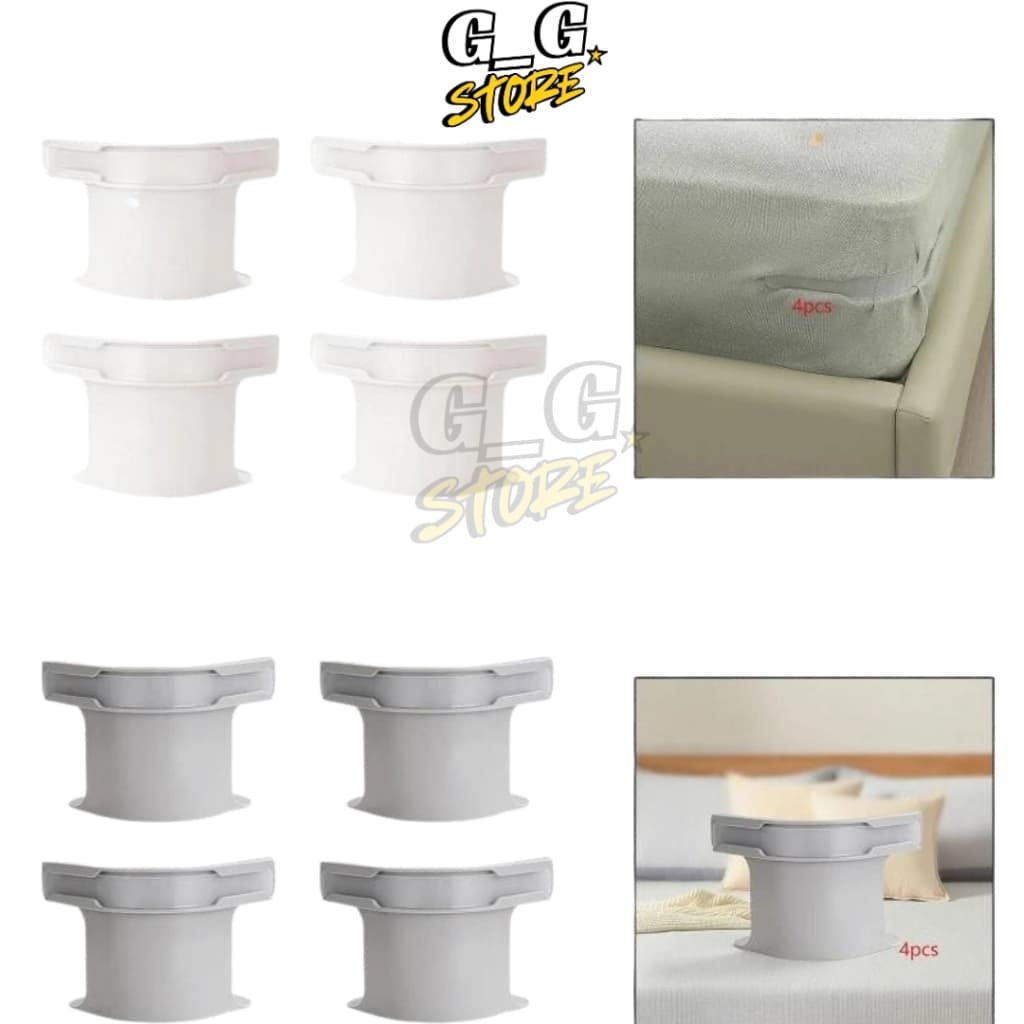 Bộ 4 Kẹp Cố Định Ga Giường, Chống Xô Lệch, Giữ Ga Chắc Chắn Cho Giường Ngủ - GGStore