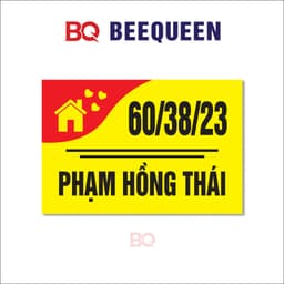 Biển số nhà, biển số phòng, biển số phòng nhà nghỉ, khách sạn chất liệu mica cán alu chống nước 8