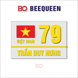 Biển số nhà, biển số phòng, biển số phòng nhà nghỉ, khách sạn chất liệu mica cán alu chống nước 9