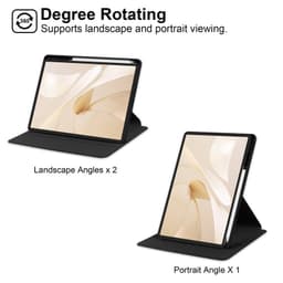 [Xoay 360 Độ] Bao Da MTB HUAWEI MatePad 12 X / MatePad AIR 12" 2024/ 2025 Lưng Cứng Trong Suốt Viền Dẻo 6