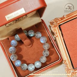 Ngọc Đan Tâm - Vòng Tay Xà Cừ VIP 13mm 5A - Mệnh Kim & Mệnh Thuỷ 2