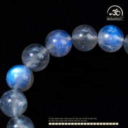 Ngọc Đan Tâm - Vòng Tay Xà Cừ VIP 13mm 5A - Mệnh Kim & Mệnh Thuỷ 8