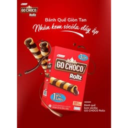 Bánh Quế Xốp Kem Socola Gochoco Rollz Mayora 250g - HÀNG CHÍNH HÃNG 3