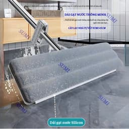 Cây Lau Nhà Tự Vắt 45cm, Cây Chổi Lau Nhà Tư Vắt SUMI Thông Minh Microfiber Siêu Thấm Hút 360 Độ T2 2