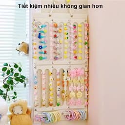 Giá treo phụ kiện treo tường giữ kẹp gọn gàng dễ tìm Đồ xinh Vanlee ms3979 cho tóc xinh mọi lứa tuổi 3