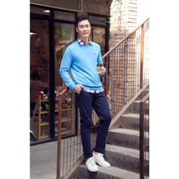 Áo Nỉ Quần Nỉ Nam Cổ Tròn DGC - Kiểu Dáng Năng Động, Thoải Mái - WATBBB03M + WQNBBB03M 5