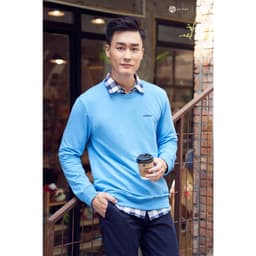 Áo Nỉ Quần Nỉ Nam Cổ Tròn DGC - Kiểu Dáng Năng Động, Thoải Mái - WATBBB03M + WQNBBB03M 6