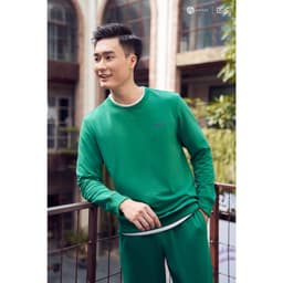 Áo Nỉ Quần Nỉ Nam Cổ Tròn DGC - Kiểu Dáng Năng Động, Thoải Mái - WATBBB03M + WQNBBB03M 3