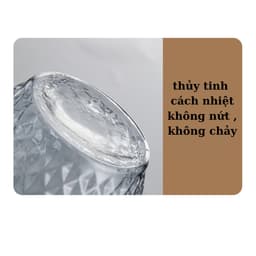 Bình Thủy Tinh Chịu Nhiệt 1800ML Nắp Inox Sang Trọng – Họa Tiết Kim Cương Cao Cấp 9