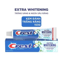 Kem Đánh Răng Crest+ Extra Whitening Clean Mint Toothpaste 153g SKINCARESHOP 4
