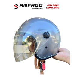 Nón Bảo Hiểm 3/4 Có Kính Chính Hãng - Phong Cách Thời Trang chắn gió, che nắng, che mưa, chống lóa 3