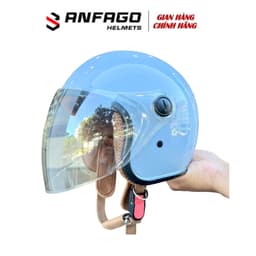 Nón Bảo Hiểm 3/4 Có Kính Chính Hãng - Phong Cách Thời Trang chắn gió, che nắng, che mưa, chống lóa 6