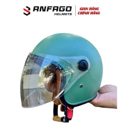 Nón Bảo Hiểm 3/4 Có Kính Chính Hãng - Phong Cách Thời Trang chắn gió, che nắng, che mưa, chống lóa 5