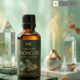 Tinh Dầu Thông Đỏ NK – Hương Gỗ Tươi Mát, Khuếch Tán, Xông Phòng 10ml,30ml,50ml,100ml 7