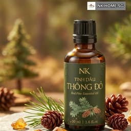 Tinh Dầu Thông Đỏ NK – Hương Gỗ Tươi Mát, Khuếch Tán, Xông Phòng 10ml,30ml,50ml,100ml 6
