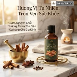 Tinh Dầu Vỏ Quế Nguyên Chất NK – Hương Ấm, Xông Phòng, Khuếch Tán Thiền Spa 10ml,30ml,50ml,100ml 6