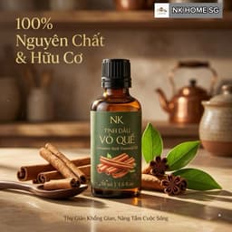 Tinh Dầu Vỏ Quế Nguyên Chất NK – Hương Ấm, Xông Phòng, Khuếch Tán Thiền Spa 10ml,30ml,50ml,100ml 4