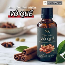 Tinh Dầu Vỏ Quế Nguyên Chất NK – Hương Ấm, Xông Phòng, Khuếch Tán Thiền Spa 10ml,30ml,50ml,100ml 1