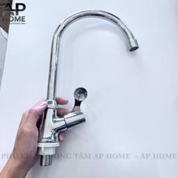 Vòi bếp lạnh Luxta L3105 chính hãng đồng thau cao cấp xoay 360 độ - Phụ kiện phòng tắm AP HOME 3