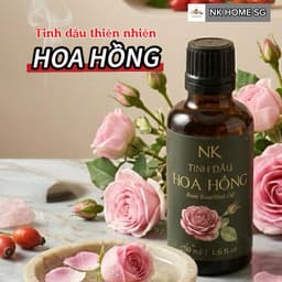 Tinh Dầu Hoa Hồng NK – Hương Sang Trọng, Xông Phòng, Spa 10ml,30ml,50ml,100ml 1