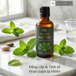 Tinh Dầu Bạc Hà Nguyên Chất NK- Xông phòng, Khuếch Tán, Khử Mùi, Peppermit Essential Oil 4