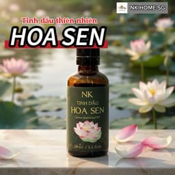 Tinh Dầu Hoa Sen NK – Hương Thanh Khiết, Khuếch Tán, Làm Thơm Không Gian 10ml,30ml,50ml,100ml 1