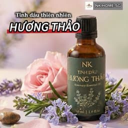 Tinh Dầu Hương Thảo Nguyên Chất NK – Rosemary Xông Phòng, Khuếch Tán Tươi Mát 10ml,30ml,50ml,100ml 1