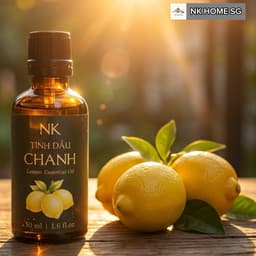 Tinh Dầu Vỏ Chanh Nguyên Chất NK – Lemon Essential Oil Xông Phòng, Khử Mùi 10ml,30ml,50ml,100ml 8