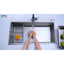 CHẬU RỬA BÁT NOBINOX LIRA NJ564D | Hàng chính hãng 3